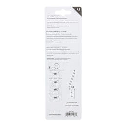 Art Alternatives Art & Craft Knife - Medium Duty, back of packaging