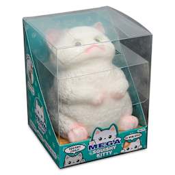 Zorbitz Mega Squishy Animal Figures - Kitty, side of packaging