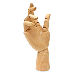 Art Alternatives Articulated Wooden Right Hand - 7", articulated view