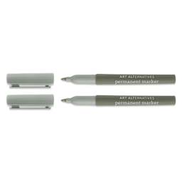 Permanent Marker 2-Marker Set - Silver