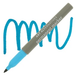 Art Alternatives Permanent Marker - Turquoise Marker and Awatch