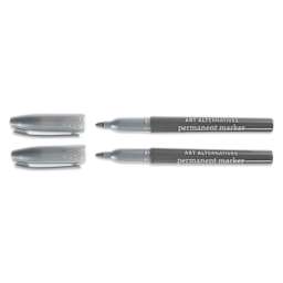 Permanent Marker Set Silver - Fine Tip, 2/Pkg.
