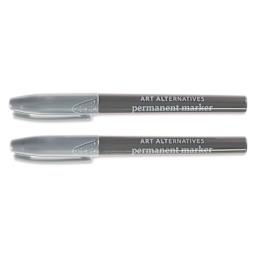 Permanent Marker Set Silver - Fine Tip, 2/Pkg.