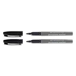 Permanent Marker Set Black - Fine Tip, 2/Pkg.