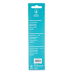 Permanent Marker Set Black - Fine Tip, 2/Pkg.