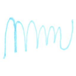 Art Alternatives Permanent Extra Fine Marker - Neon Blue Swatch