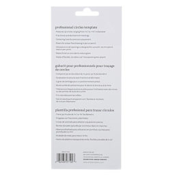 Art Alternatives Drafting Template - Circle back of packaging