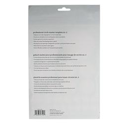 Art Alternatives Drafting Template - Circle Master #2 back of packaging