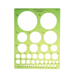 Art Alternatives Drafting Template - Circle Master #2