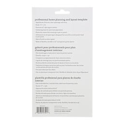 Art Alternatives Drafting Template - Home Layout back of packaging