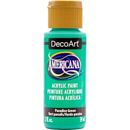 DecoArt Americana Acrylic Paint  - Paradise Green, 2 oz