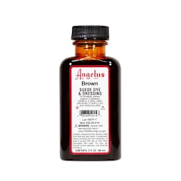 Angelus Suede Dyes Brown - 3 oz. Dauber Bottle
