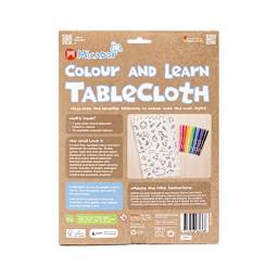 Colour and Learn Tablecloth Pack Micador jR. Tablecloth - For ages 3 and up.