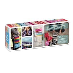 Loopdeloom Weaving Loom Kit, back of box