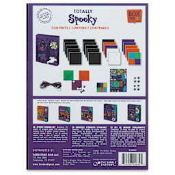 Box CanDIY Totally Spooky Origami Kit, back of the packaging