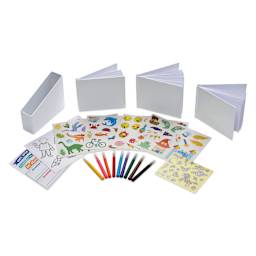 Creativity for Kids Create Your Own 3 Little Books, contents laid out