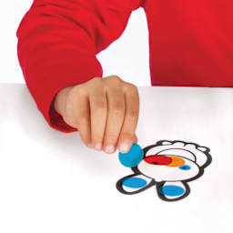 Creativity for Kids Sticker Suncatchers Kit, demonstration on how to apply stickers