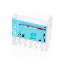 Ciao Marker Empty Plastic Cases 12-Marker Case