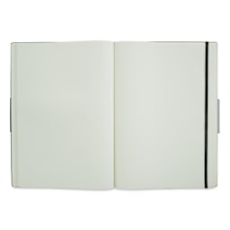 Moleskine Folio Plain Book - 16-1/2" x 12", 176 Pages (open)