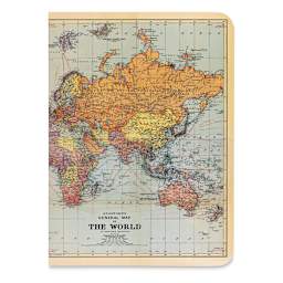 Cavallini Vintage Map Mini Notebook - rule page notebook