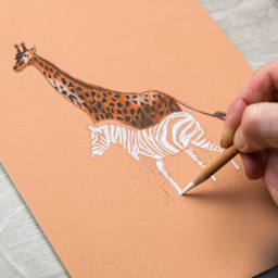 Artist Pencil Sketching Safari 7-Piece Set