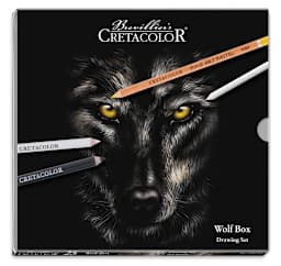 Wolf Box Drawing Set 25-Piece Set