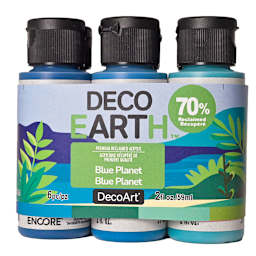 DecoEARTH Reclaimed Acrylic Sets Blue Planet Set
