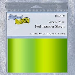 Crafter's Workshop 6" x 6" Foil Transfer Sheets Green Pear