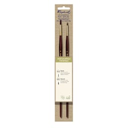 Raphael Essentials Acrylic & Watercolor Brush Set, Acrylic, 2-Brush Set, For Details