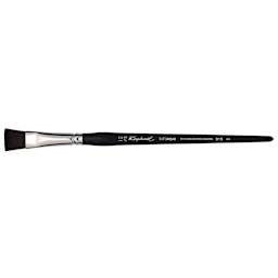 Raphael Essentials Acrylic & Watercolor Brush Set, Watercolor, 2-Brush Set, For Backgrounds, SoftAqua Flat 6 & 12