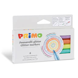 Glitter Marker Set 6-Colour Set