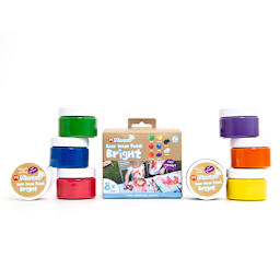 Easy Wash Paint Sets 8-Color Bright Set - 60ml Jars, Canadian Label
