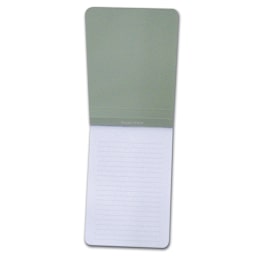 Global Art Quattro Journal, Lined, 80 Sheets, 3.5 in x 5.5 in, Green