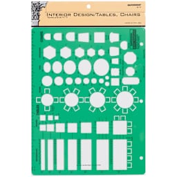 Tables/Chairs Design Inking Template - Peggable