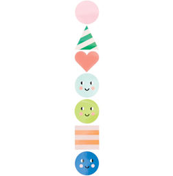 Sticker Rolls Happy Birthday Roll