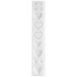 Silicone Molds Pendants Hearts - Outer Mould 4 x 21.5 cm