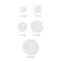 Silicone Molds Buttons - Outer Mould 4 x 21.5 cm