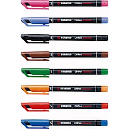 OHPen Universal Pen 8 Color Set - .4mm Permanent - Peggable