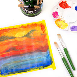 Micador jR. Future Kids Paint Brushes Set, 4-Brushes