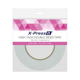 Double Sided Tissue Tape .5" x 55 yds. - Peggable - 3" Core