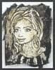 distressed cold wax drawing