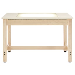 Diversified Spaces Art and Drafting Light Table - Front view with top flat