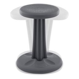 Kore Design Junior Wobble Chair - Grey, 16", Shown in motion.