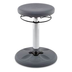 Kore Design Kids Tall Adjustable Chair - Grey, Shown at minimum height.