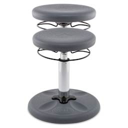 Kore Design Kids Adjustable Chair - Grey - raised and unraised