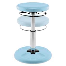 Kore Design Kids Adjustable Chair - Pale Blue - raised and unraised