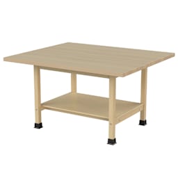Hann Student Project Table - Maple Top, 64"W x 54"D x 36"H