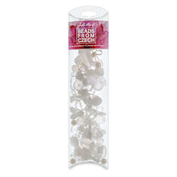 John Bead Czech Glass Bead Mix - Crystal Palace, 100 g