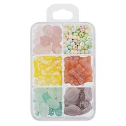 John Bead Czech Glass Bead Recipe Box - After Dinner Mint - back