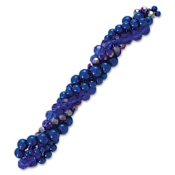 John Bead Twisted Crystal Bead Strands - Siberian Squill
